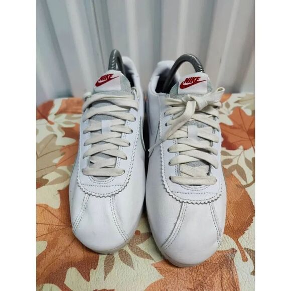 Nike Cortez Swooshless Men's Shoes Size 7 Sneakers Leather Forest Gump - Picture 3 of 8